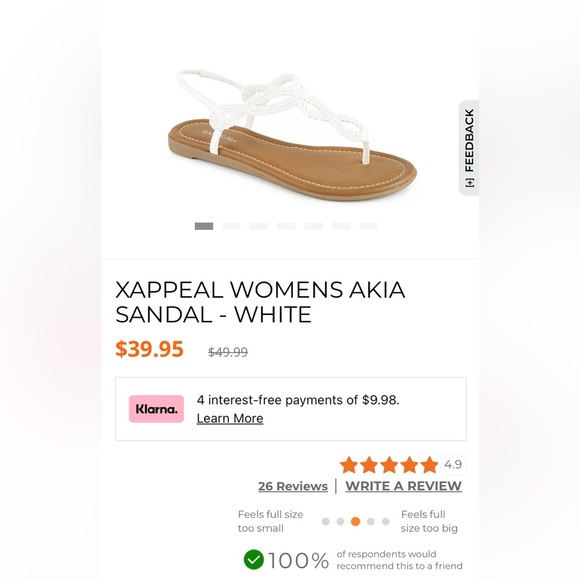 SOLD Gladiator Sandals - New in Box - Picture 5 of 5